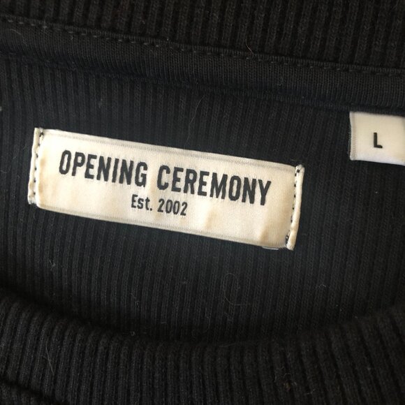 Opening Ceremony runway mini dress with pleated plaid statement barrel sleeves - Picture 9 of 9